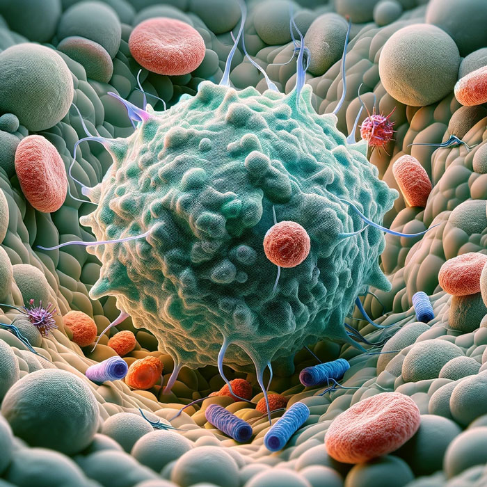 cancer-cell-with-visually-altered-surface-markers-effectively-hiding-from-the-immune-system